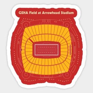 GEHA Field at Arrowhead Stadium Sticker